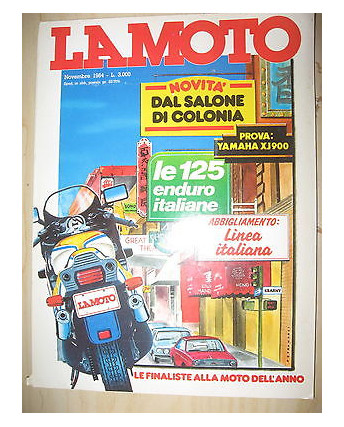 LA MOTO N. 11 Anno X Novembre 1984 125 Enduro italiane Yamaha XJ900 
