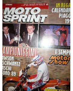 Moto Sprint  N.49  '89:Honda CRM 125,Garelli Sahel 50, Fantic Caballero 50  FF08