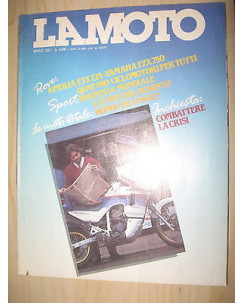 LA MOTO N. 4 Anno XIII Aprile 1987 Aprilia ETX125 Yamaha FZX750  