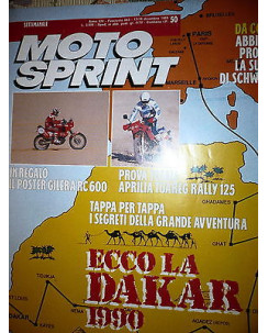 Moto Sprint  N.50  '89:Honda CRE 250, Aprilia 125 Rally, Gilera RC 600   FF08