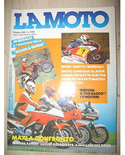 LA MOTO N. 6 Anno X Giugno 1984 Kawasaki KL 600R Cagiva 125 Aletta Electra 