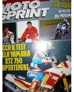 Moto Sprint  N.6  '89:Yamaha XTZ 750 Supertenerè, Ducati 750 Sport   FF08