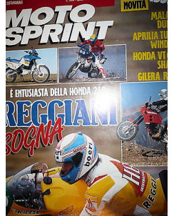 Moto Sprint  N.9  '89:Gilera RC 600, Malaguti Dune 50, Honda VT 600 C    FF08