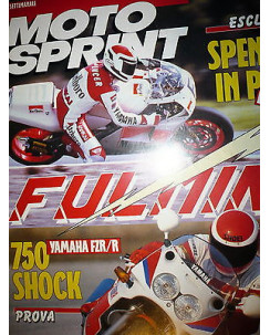 Moto Sprint  N.7  '89:Honda VFR 750 F, Yamaha FZR 750 R,Gilera MX 1 Cup    FF08
