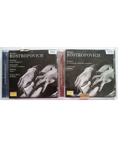 Mstislav Rostropovich: Shubert, Shumann, Debussy, Brahms - 2 CD 376A