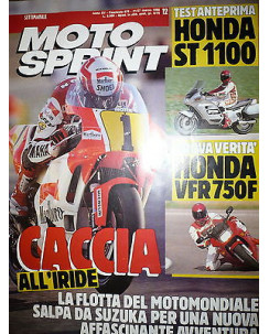 Moto Sprint N.12  '90:Honda VFR 750F, Honda ST 1100,Husqvarna 350 TE    FF08
