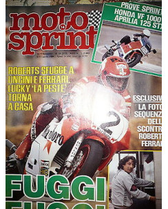 Moto Sprint N.14  '84:Aprilia 125 STX, Yamaha XV 500, Honda VF 1000 R  FF08