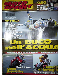 Moto Sprint  N.23  2001:Ducati 996 R, Aprilia Pegaso 650 i.e.,Piaggio Zip SPFF10