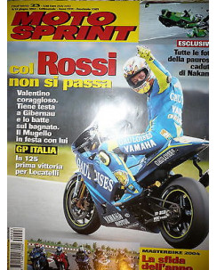 Moto Sprint  N.23  2004:Malaguti F12 Phantom GP,Ducati 740 R,Yamaha YZF R-6 FF10