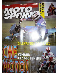 Moto Sprint N.19  '91:Yamaha XTZ 660 Tenerè, Gilera 125 Free Style   FF08