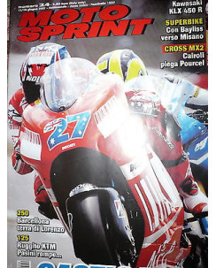 Moto Sprint  N.24  2007:Piaggio XEvo, KTM 690 Baja,Yamaha YZ450F 2008   FF10