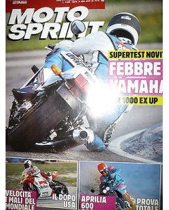 Moto Sprint N.16  '90:Aprilia 600 Pegaso, Yamaha FZR 1000 EX UP  FF08