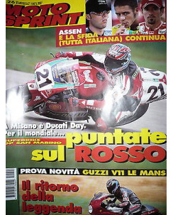 Moto Sprint  N.26  2001:Moto Guzzi V11 Le Mans,Derbi GP1, Gilera Ice 50   FF10