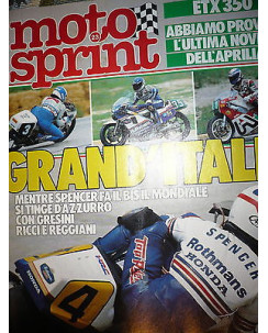 Moto Sprint N.23  '85: Moto Guzzi Le Mans 1000,Aprilia 350 ETX,Gilera RV200 FF08