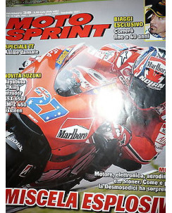 Moto Sprint  N.28  2007:Honda Hornet, Kawasaki Z750, Suzuki GSR 600   FF10