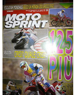 Moto Sprint N.23  '91:Honda 250 Cross'92,Cagiva 125 W8,Cagiva Supercity 125 FF08
