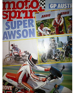 Moto Sprint N.24  '86:Ducati Indiana 350 e 650,Gilera 125 KZ FF08