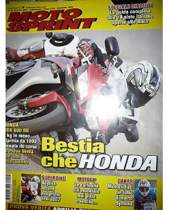 Moto Sprint  N.3  2007:Honda CBR 600 RR, Aprilia Tuono Factory   FF10