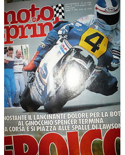Moto Sprint N.25  '85: Ducati Cagiva 650 Alazzurra,Agrati Garelli GTA 125  FF08