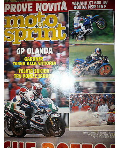 Moto Sprint N.26 '88:Yamaha TT 600 4V, Honda NSR 125 F    FF08
