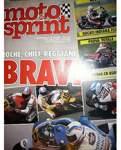 Moto Sprint N.25  '87: Ducati Indiana 750, Honda CB 450S Road Sport   FF08