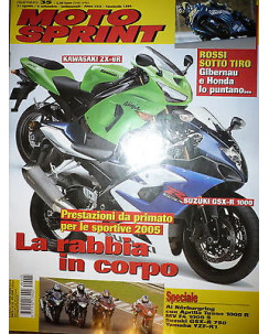 Moto Sprint  N.35  2004:Aprilia Tuono,MV Agusta F4 1000,Suzuki GSX-R 1000   FF10