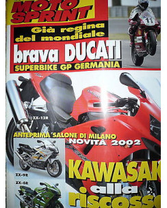 Moto Sprint  N.36  2001:Kawasaki ZX-9R/ZX-6R,Yamaha Bulldog BT 1100   FF10