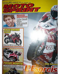 Moto Sprint  N.37  2005:Moto Guzzi Griso 1100,Honda CBR 1000 RR, Yamaha R1  FF10