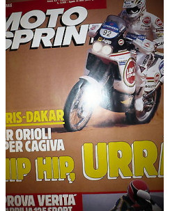 Moto Sprint N.3  '90:Aprilia 125 Sport, Husqvarna WR 250,Honda Spacy 125   FF08