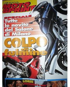 Moto Sprint  N.38  2001:Honda CBR 900 RR,Kawasaki ZX-12R,Ducati 998 R     FF10
