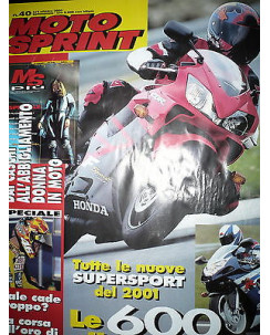 Moto Sprint  N.40  2000:Honda CBR 600 F,Suzuki GSX-R 600,Yamaha Teo's 125   FF10