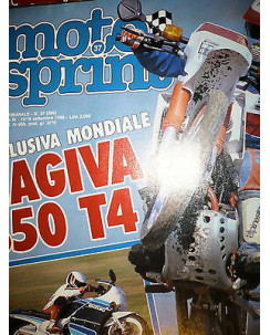 Moto Sprint N.37  '86:Cagiva 350 T4,  Suzuki RG 250 Gamma,Yamaha Cross '87  FF08