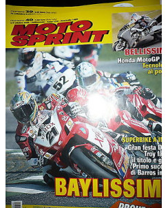 Moto Sprint  N.40  2006:Aprilia Tuono,Kawasaki Versys,Peugeot Geopolis 250  FF10