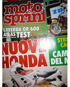 Moto Sprint N.36  '86:Laverda OR 600, Yamaha FZ 400 Kit, Honda CBR 1000 F   FF08