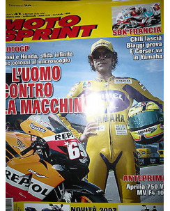 Moto Sprint  N.41  2006:Aprilia 750 V2,MV Agusta F4 100,Yamaha YZF R1    FF10