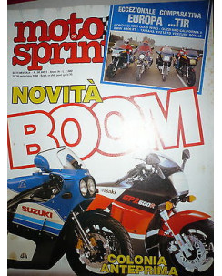Moto Sprint N.38  '84:BMW K 100 RT, Moto Guzzi 1000 California  FF08