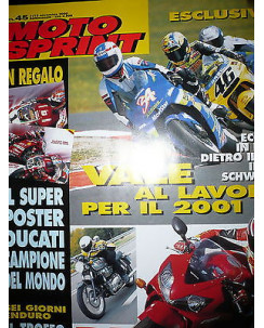 Moto Sprint  N.45  2000: Triumph Bonneville,Honda CBR 600 F,Gilera DNA     FF10