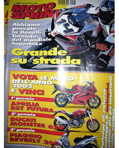 Moto Sprint  N.46  2001:Honda Hornet 900, Kymco Grand Dynk    FF10