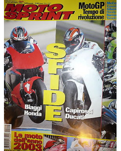 Moto Sprint  N.46  2002:Ducati Monster 1000, Aprilia Scarabeo GT 200  FF10