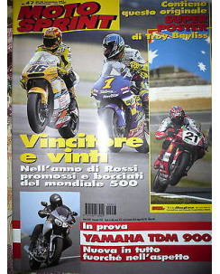 Moto Sprint  N.47  2001: Yamaha TDM 900,Aprilia Scarabeo 100    FF10