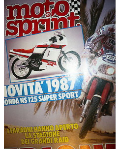 Moto Sprint N.43  '86:Honda NS 125 Super Sport, SVM TRL MJ 329   FF08