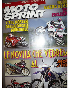Moto Sprint N.47  '90:Gilera RC 600,Ducati 907 i.e.,Kawasaki Eliminator 250 FF08