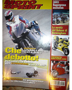 Moto Sprint  N.48  2002:Triumph Daytona 600, Ducati 999 R, KTM SX 525 4T  FF10