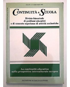Continuita' e Scuola Anno III n. 3 1990 ed. Salvatore Sciascia A19