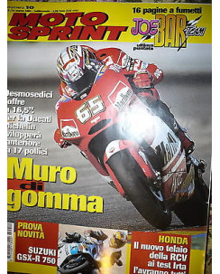 Moto Sprint  N.10  2004 :BMW F650 GS,Ducati 749 R,Suzuki GSX-R 750   FF10