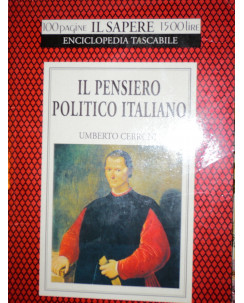 Umberto Cerroni: Il pensiero politico italiano Ed. Newton A30
