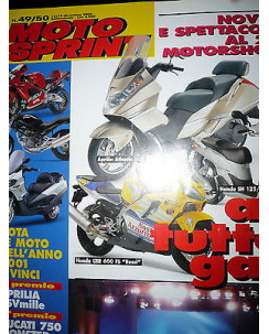 Moto Sprint  N.49-50  2000: Honda CBR 600 FS "Rossi",Aprilia Atlantic 500   FF10