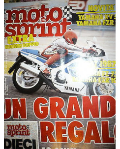 Moto Sprint N.51-52  '86:Yamaha FZR 250 e XV 535, Yamaha FZ 750   FF08