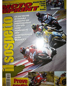 Moto Sprint  N.16  2003 :Aprilia Scarabeo 500,Triumph Daytona 600 FF10