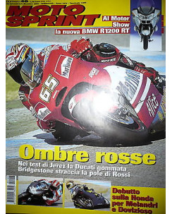 Moto Sprint  N.48  2004:Ducati Monster S2R, KTM SX 525 Racing,Yamaha YZ 250 FF10